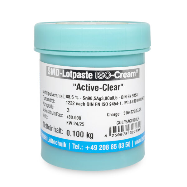 Lötpaste mit unterschiedlichen Eigenschaften