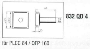 ERSA soldering tip, for PLCC84 / QFP160