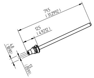 Entlötspitze für X-Tool Vario, Durchmesser innen 1,5 mm, außen 4,8 mm, hochverzinnt