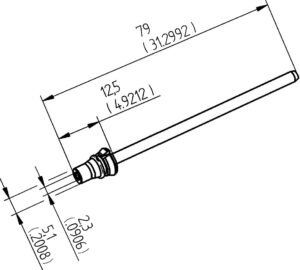 Entlötspitze für X-Tool Vario, Durchmesser innen 2,3 mm, außen 5,1 mm, hochverzinnt