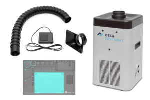 Filtergerät EASY ARM 1, Set mit Omniflexarm und eckiger Düse, Standby-Schalter