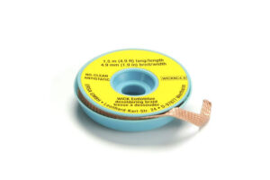ERSA desoldering braid, 4.9 mm wide, 1.5 m long on antistatic spool