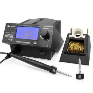 ERSA i-CON1 MK2 ESD Profi-Lötstation - Special Edition - 50-450°C mit 150W Lötkolben i-TOOL MK2 Tip'N'Turn - Spitzenwechsel antistatisch, Auto-Standby mit 2 Lötspitzen