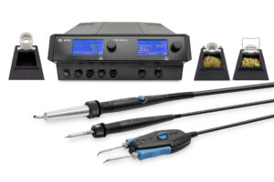ERSA VARIO4 MK2, ESD 4-channel soldering and hot air station with vacuum, i-TOOL 150W, CHIP-TOOLvario 2x40W & AIR-TOOL 200W, auto-standby