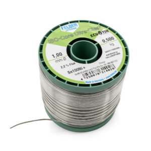 GALLUNOPTIMAL ISO-Core Sn99.25Cu0.7Ni0.05 (Sn100Ni+) lead-free solder alloy, 2.2% FM Ultra-Clear, halogen-free 0% REL0, 1.0mm, 500g sp.